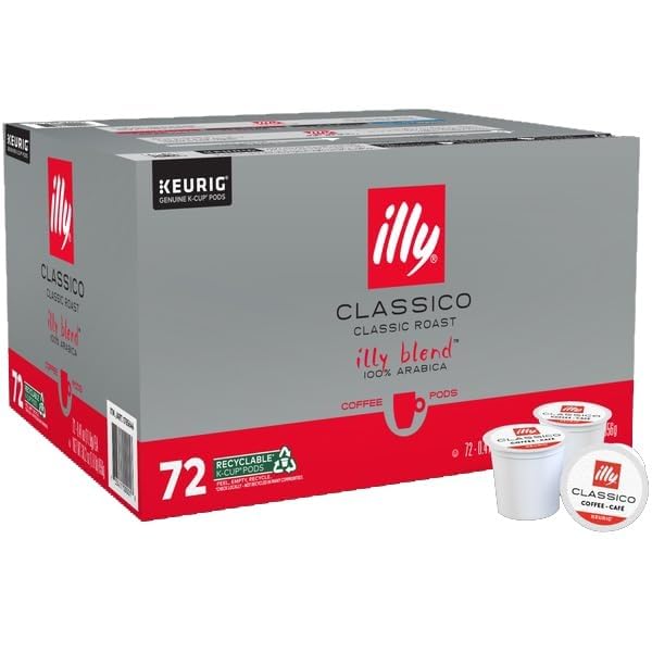 Illy Coffee K Cups - Pods For Keurig Machines – Classico Roast - Caramel, Orange Blossom & Jasmine …
