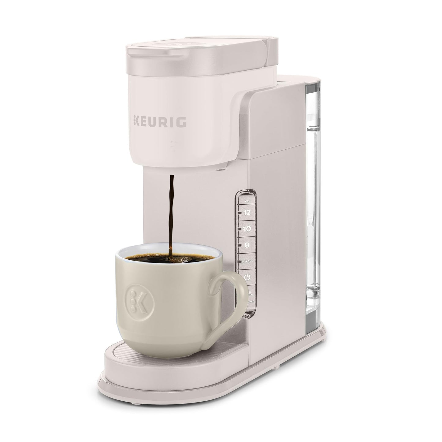 Keurig K-Express Single Serve K-Cup Pod Coffee Maker, 3 Brew Sizes, Strong Button Feature, 42oz Rem…