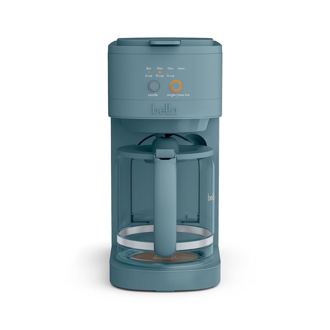 BELLA VersaBrew 2-in1 Coffee Maker, K-Cup compatible, Brew 3 Sizes Carafes & Single Serve Cups, Dis…