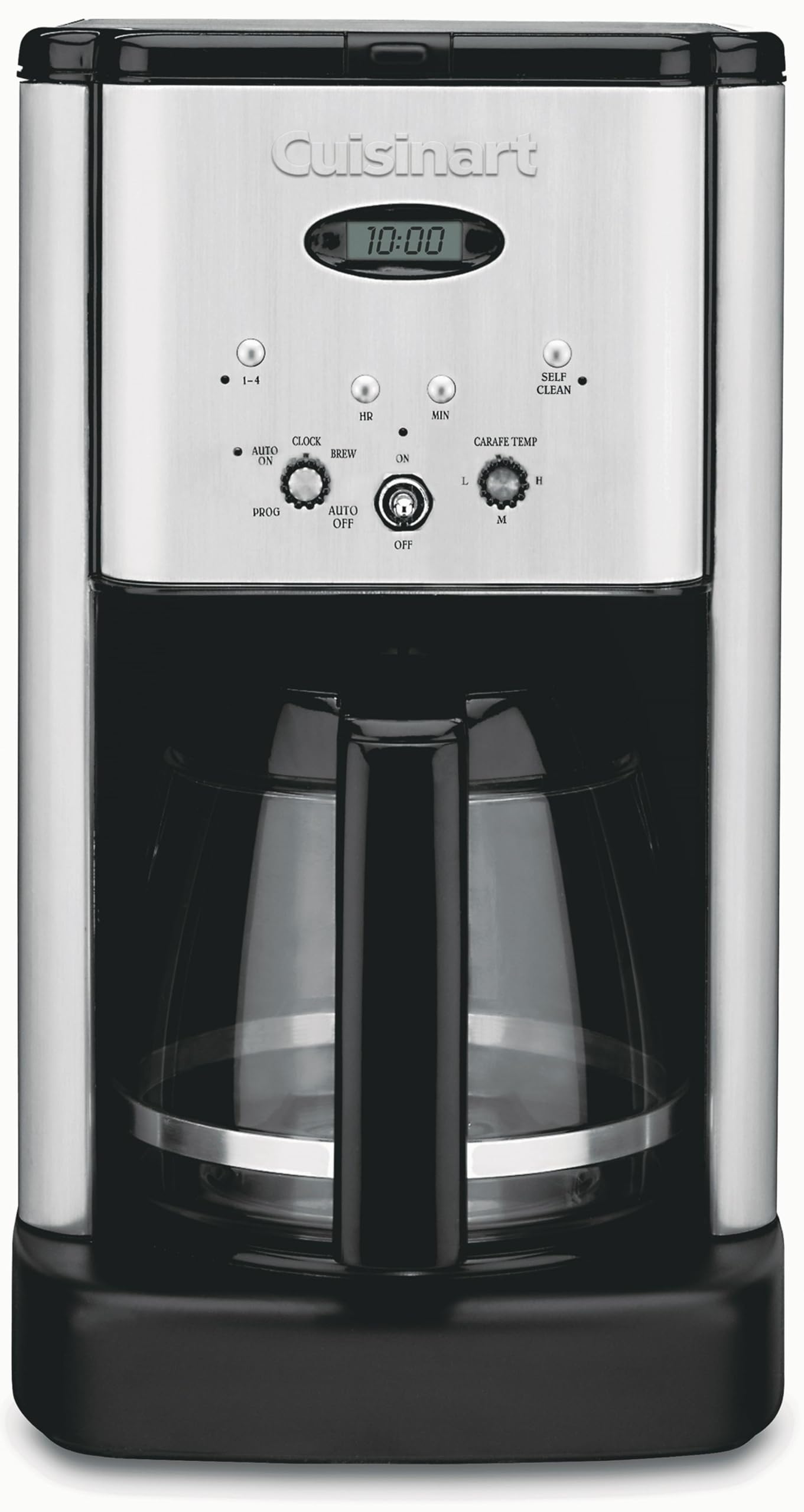 Cuisinart DCC-1200P1 Brew Central 12-Cup Programmable Coffeemaker Coffee Maker, Carafe, Brushed Chr…