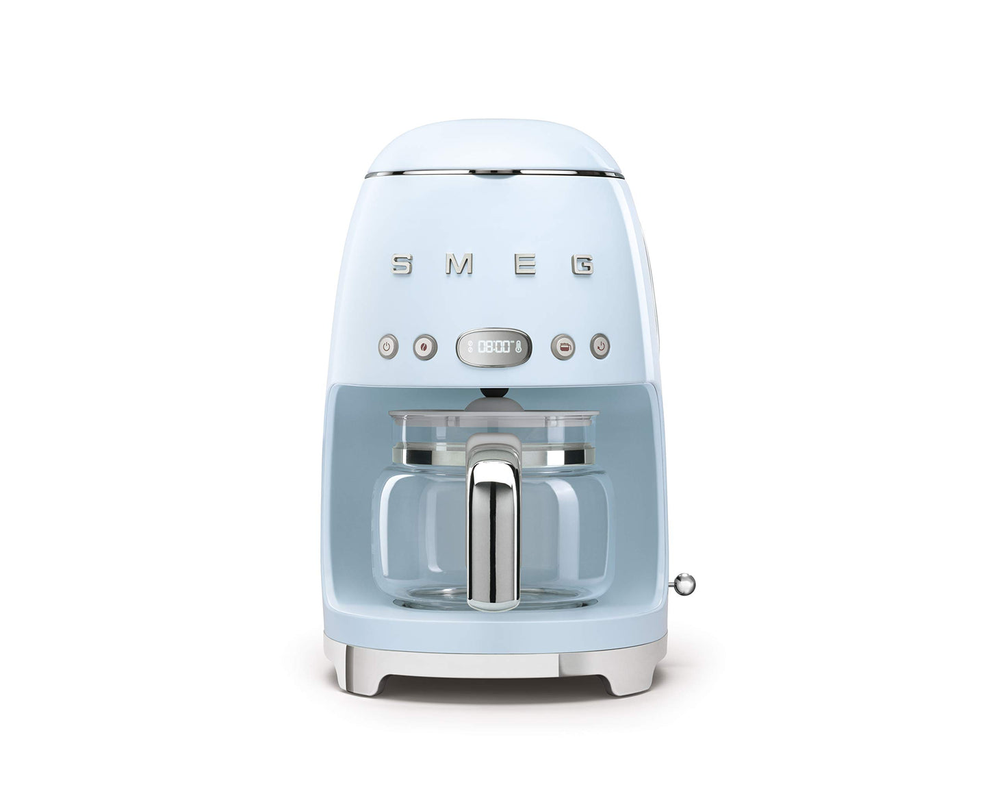 Smeg 50's Retro Style Aesthetic Drip Coffee Machine with 10 Cup Glass Carafe, Auto Start Feature, K…