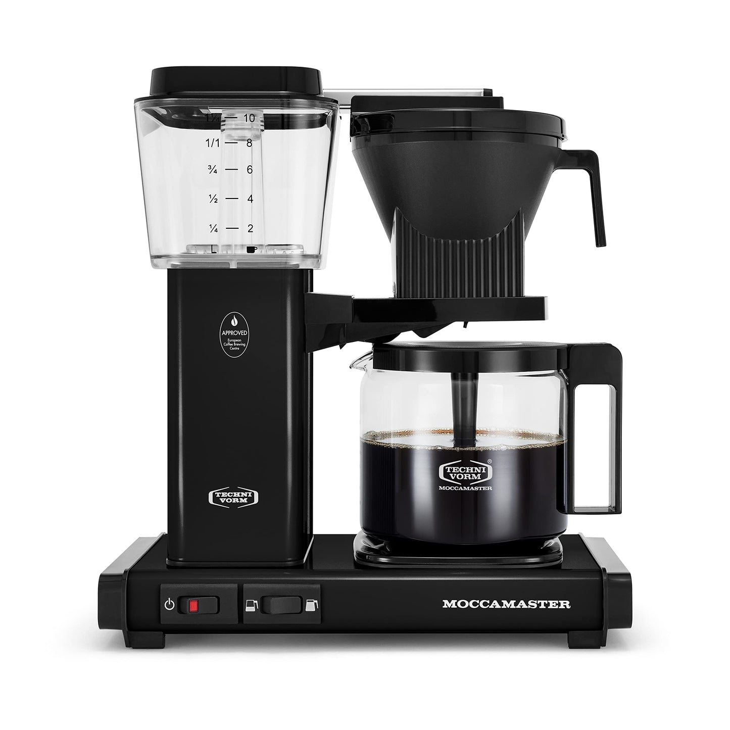 Technivorm Moccamaster 53937 KBGV 10-Cup Coffee Maker Black, 40 Ounce, 1.25l