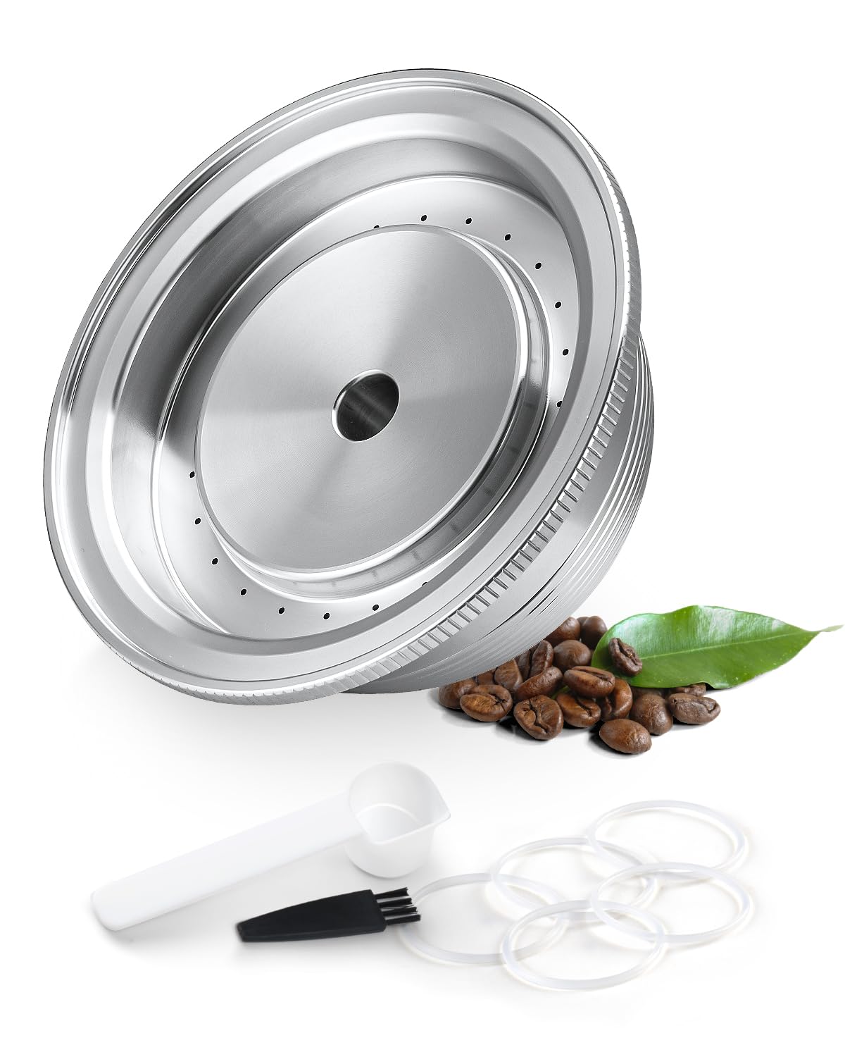 Stainless Steel Reusable Coffee Pod Compatible with Nespresso Vertuo & Vertuoline Machines,230ml (8…