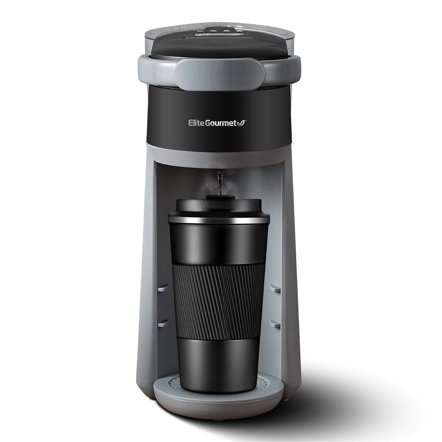 Elite Gourmet EHC323X Rapid Brew Technology 2-in-1 Capsule Coffee Maker, 6~12oz Brewing Capacity, K…