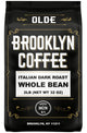 BROOKLYN COFFEE Whole Bean, Italian Dark Roast (2lb) Extra Strong, Delicious Taste, Heavenly Aroma …