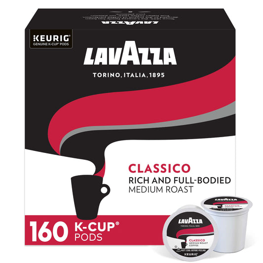 Lavazza Dolcevita Classico, Single-Serve Keurig K-Cup Pods, Medium Roast Coffee, 60-Count Box (6 Pa…