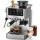 AIRMSEN Espresso Machines with Burr Grinder, 20 Bar, Milk Frother Steam Wand, Stainless Steel Coffe…