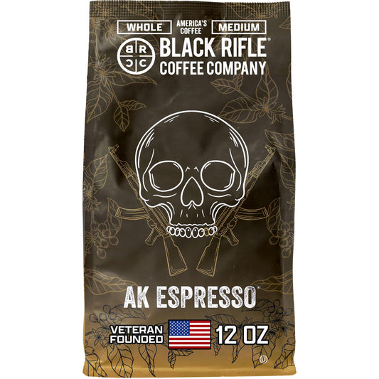Black Rifle Coffee Company, AK-47 Espresso,100% Arabica Coffee,Colombian Supremo Roasted Dark, Whol…