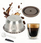 Heart Design 230ml/7.8oz Large Mug Size Reusable Pods for Nespresso Vertuo Pop & Next & Plus - Stai…
