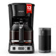 ecozy 12-Cup Drip Coffee Maker with Electric Coffee Grinder Combos, Programmable Coffee Machine wit…