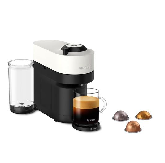 Nespresso Vertuo Pop+ Coffee and Espresso Maker by Breville, Coconut White ()