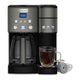 Cuisinart Coffee Maker,12 Cup with 3 Single-Size Brewers, 6, 8, 12 oz, Black/Stainless Steel, SS-15…