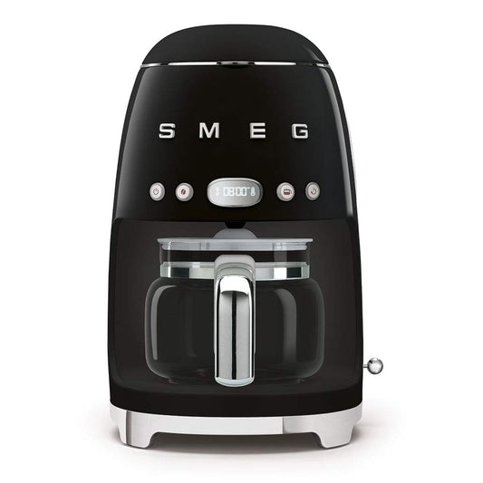 Smeg 50's Retro Style Aesthetic Drip Coffee Machine with 10 Cup Glass Carafe, Auto Start Feature, K…