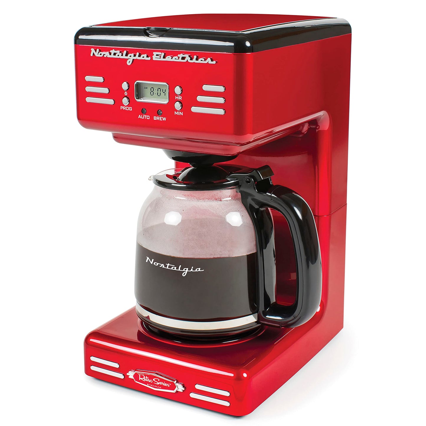 Nostalgia Retro 12-Cup Programmable Coffee Maker With LED Display, Automatic Shut-Off & Keep Warm, …