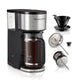 Hamilton Beach Home Barista 7-in-1 Small Coffee Maker with Seven Ways to Brew, 6 Cup Carafe, Drip, …
