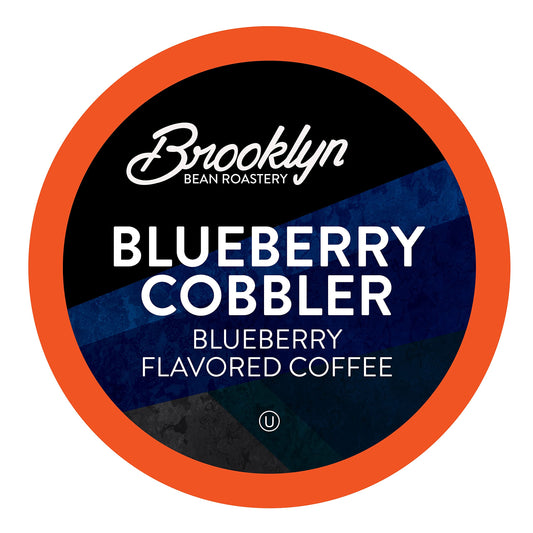 Brooklyn Beans Blueberry Cobbler Coffee Pods, Flavored Gourmet Pack, 40 Count - Compatible with Keu…