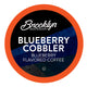 Brooklyn Beans Blueberry Cobbler Coffee Pods, Flavored Gourmet Pack, 40 Count - Compatible with Keu…