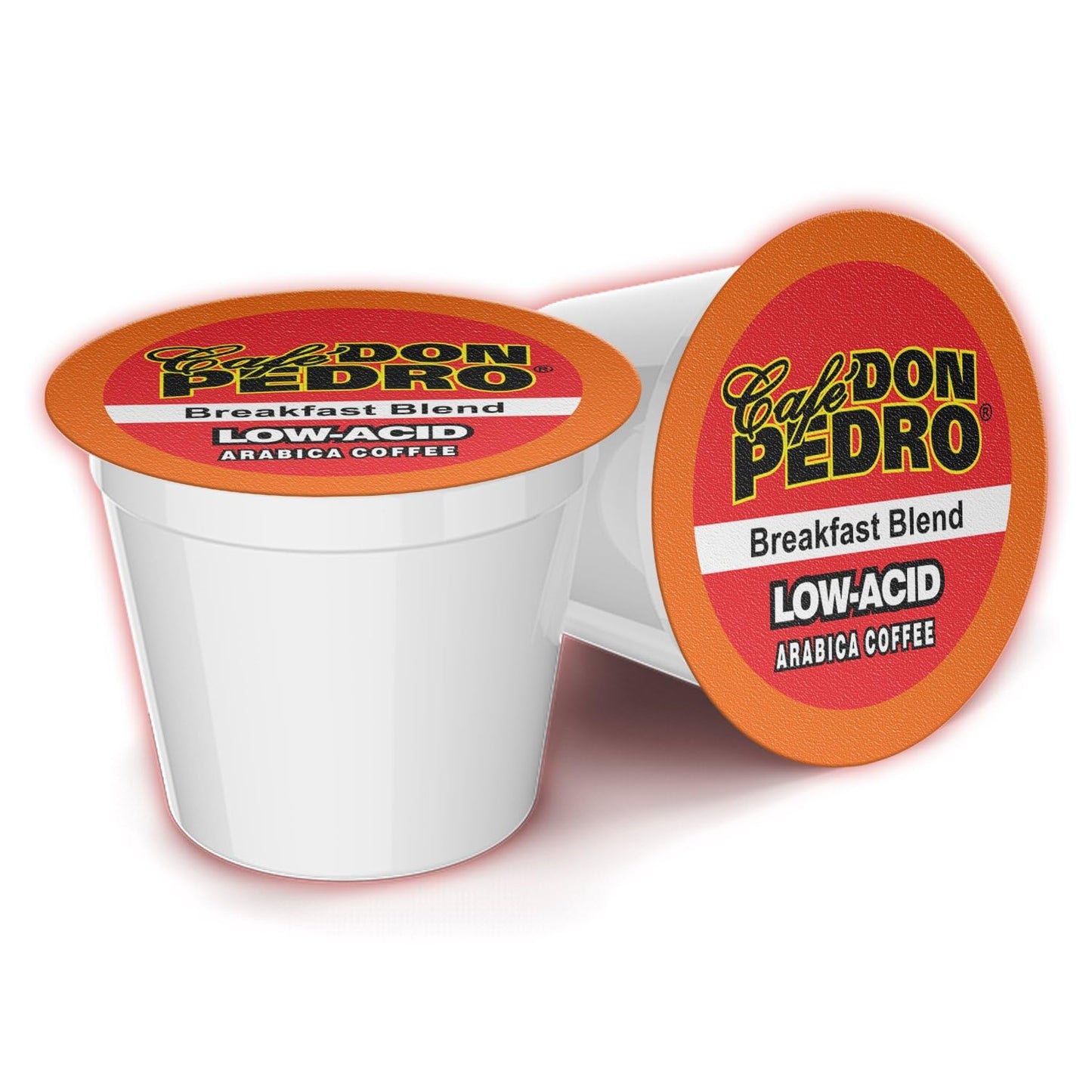Cafe Don Pedro Breakfast Blend Low Acid Coffee Pods for Keurig K-cup -72 K Cups - Medium Roast, Nat…