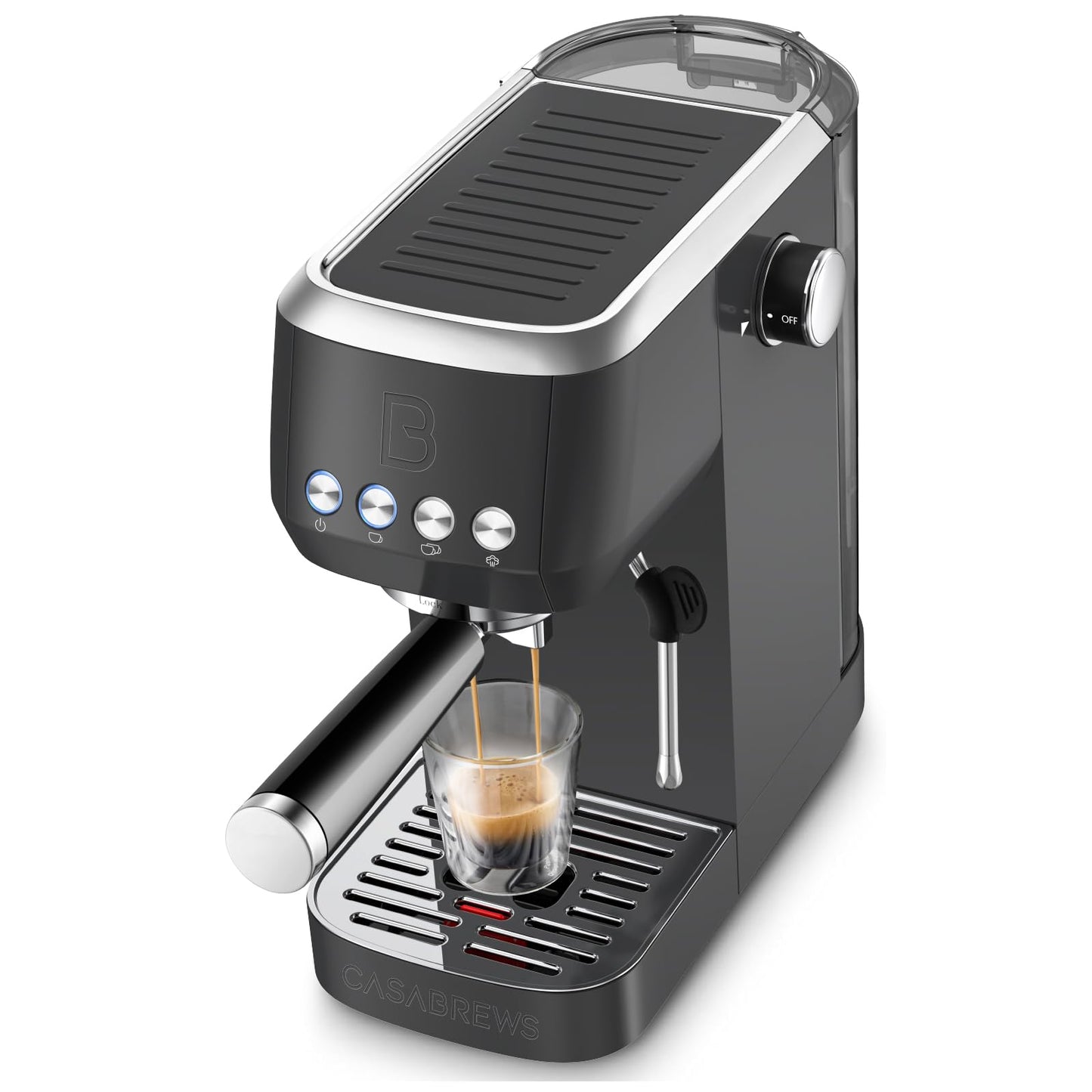CASABREWS 3700 Essential Espresso Machine 20 Bar, Professional Espresso Coffee Machine with Steam M…