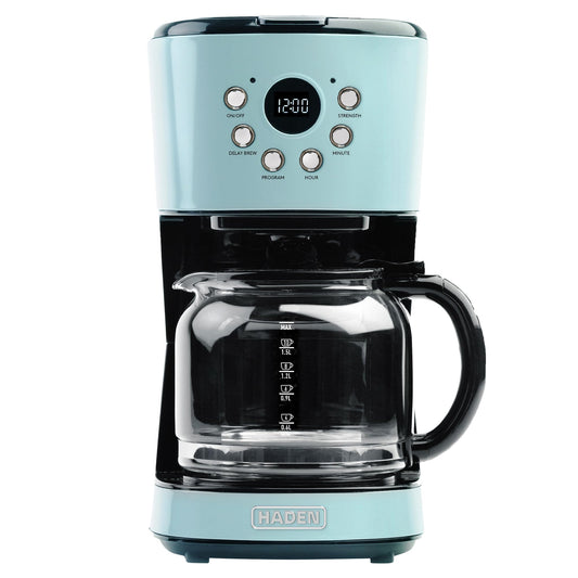 HADEN Coffee Machine, 12 Cup Programmable Drip Coffee Maker with Auto Shut-Off Function and Reusabl…