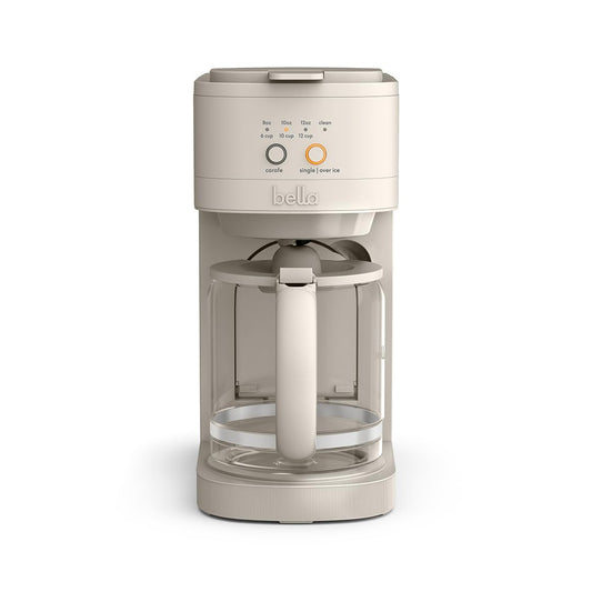 BELLA VersaBrew 2-in1 Coffee Maker, K-Cup compatible, Brew 3 Sizes Carafes & Single Serve Cups, Dis…