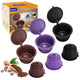 KEEPOW Reusable Coffee Capsules Compatible with Nescafe Dolce Gusto Machine, Refillable Coffee Pods…