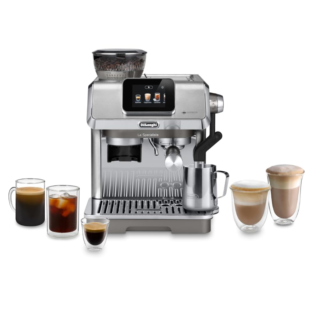 De'Longhi La Specialista Touch Espresso Machine with Grinder & Milk Frother – Cold Brew & Iced Coff…