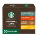 Starbucks by Nespresso Original Line Mild Variety Pack Coffee, 50-count Espresso Pods, Presentation…