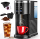 COWSAR Commercial Single Serve Coffee Maker, K Cup Coffee Brewer for Capsule and Ground Coffee, Cap…