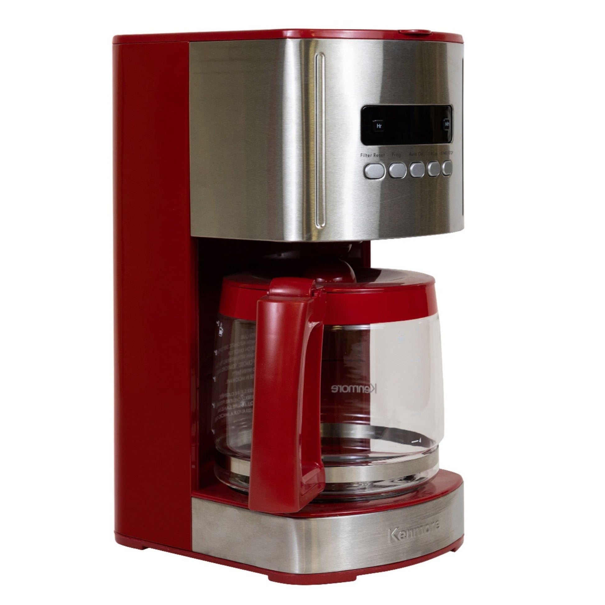 Kenmore Drip Coffee Maker - 12 Cup Programmable Cafe Machine With Glass Pot, Regular & Bold Brew, A…