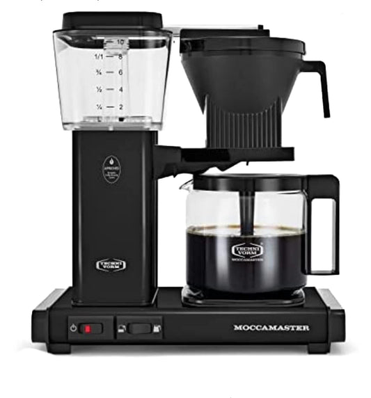 Technivorm Moccamaster 53924 KBGV 10-Cup Coffee Maker Anthracite, 40 Ounce, 1.25l
