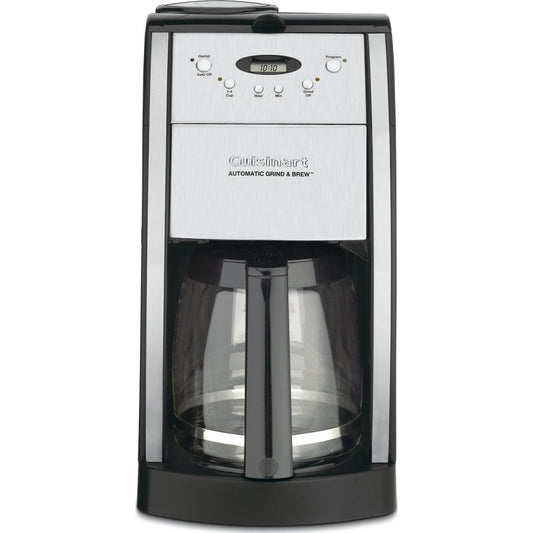 Cuisinart DGB-550BKNAS Automatic Coffeemaker Grind & Brew, 12-Cup Glass, Black