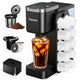Tastyle Hot & Iced Coffee Maker with Magnetic K-Pod Organizer (Pods Not Included), Stores 10 Pods, …
