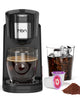 HBN Single Serve Coffee Maker for K-Cup & Ground Coffee, Fast Brew One Cup Coffee & Tea Machine wit…