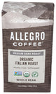 Allegro Coffee, Organic, Italian Roast, Whole Bean, 12 oz