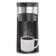 SIFENE Mini Coffee Maker Single Serve, One Cup for K Pod & Ground Coffee, 6 to 12 Oz Brew Sizes, Ca…