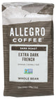 Allegro Coffee Extra Dark French Whole Bean Coffee, 12 oz