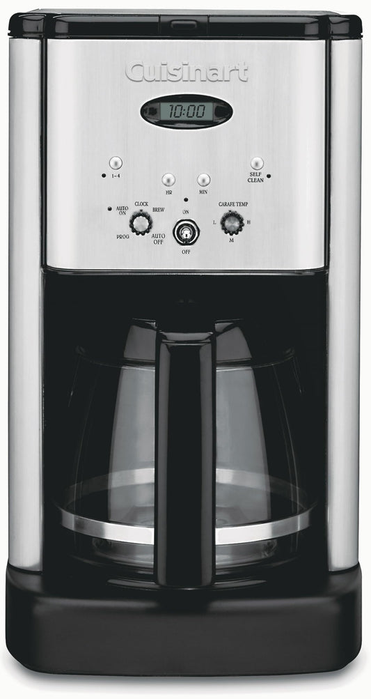 Cuisinart DCC-1200P1 Brew Central 12-Cup Programmable Coffeemaker Coffee Maker, Carafe, Brushed Chr…