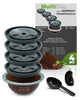 Reusable Coffee Capsule Lids - Refillable Pod Lids for Nespresso Vertuo, Compatible with All Vertuo…