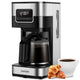 SHARDOR 10-Cup Programmable Coffee Maker, Regular & Strong Brew Drip Coffee Machine for Home and Of…