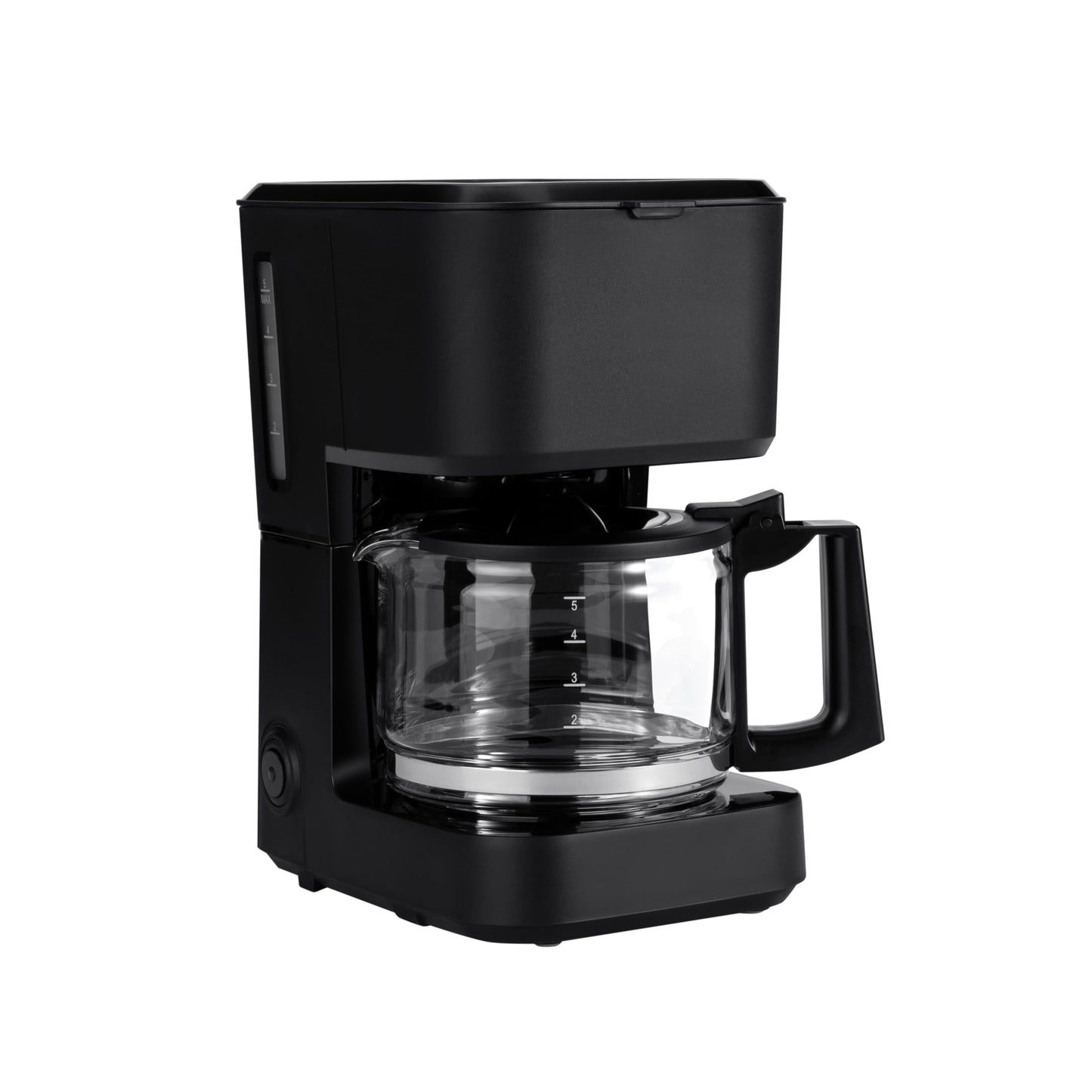Basics 5 Cup Drip Coffee Maker with Glass Coffee Pot (0.8 Qt), Auto Shut-off, Auto Pause, Removable…