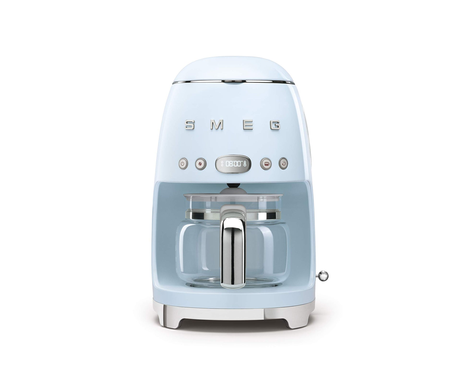 Smeg 50's Retro Style Aesthetic Drip Coffee Machine with 10 Cup Glass Carafe, Auto Start Feature, K…