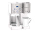 Cuisinart SS-15W Maker Coffee Center 12-Cup Coffeemaker and Single-Serve Brewer, White Stainless St…