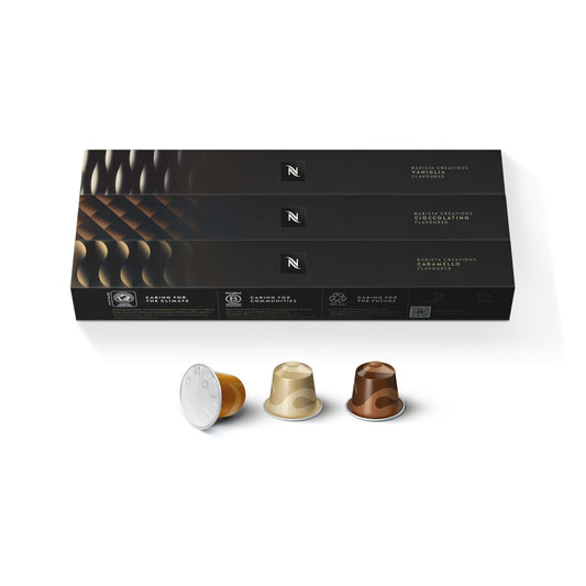 Nespresso Capsules Original Line, Barista Flavored Pack, Medium Roast Espresso Coffee, 30 Count Esp…