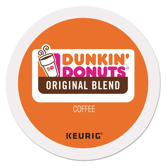 Dunkin' Donuts 2091512 Original Blend Coffee K-Cup Pods Medium Roast 44/Box (006933)