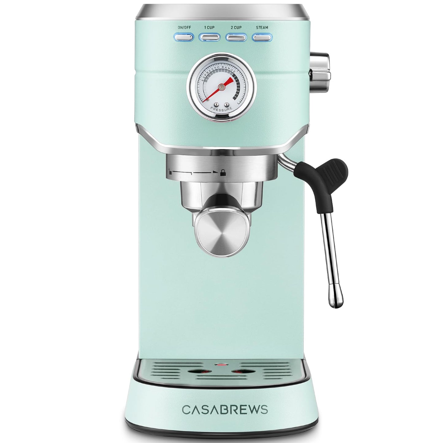 CASABREWS CM5418 Espresso Machine 20 Bar, Compact Espresso Maker with Steam Milk Frother, Stainless…
