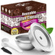 AANQQ Reusable Vertuo Pods for Nespresso: Lightweight Machine-Friendly Metal Coffee Capsule - SGS T…