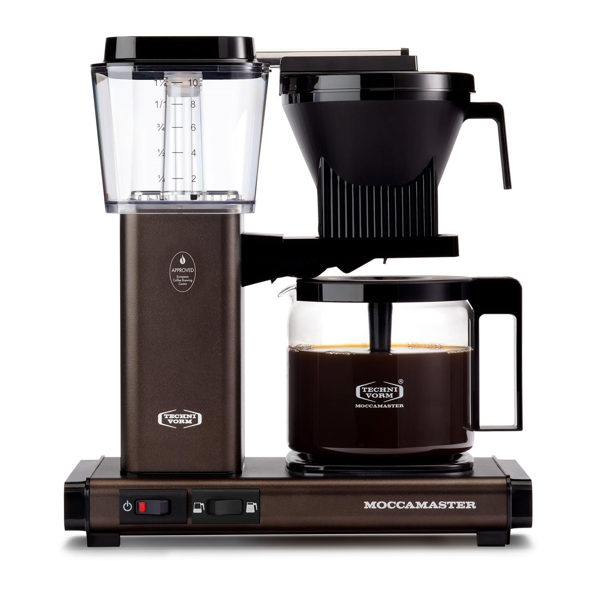 Technivorm Moccamaster 53932 KBGV Select 10-Cup Coffee Maker, Dutch Cocoa, 40 ounce, 1.25l