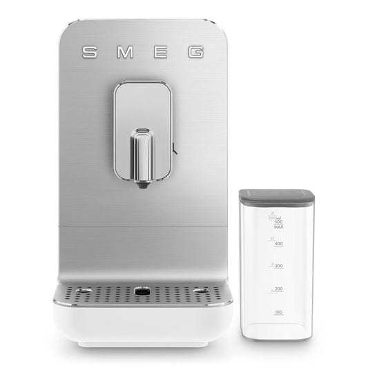 SMEG NEW Fully Automatic Espresso Machine w/Integrated Milk Frothing and Coffee Grinder 10 Preset B…