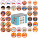 Crazy Cups Flavored Coffee Pods Variety Pack for Keurig K Cups Brewers, Assorted Flavored Coffee Sa…